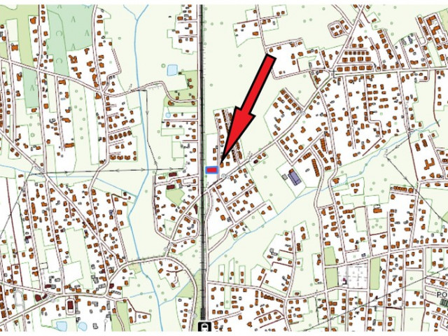 Podlesie, 975 m2, 22x44 m, budowlana, płaska